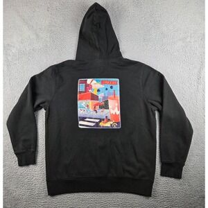 Smoothie King Sweatshirt Mens 2XL Black Hoodie Dallas Full Zip